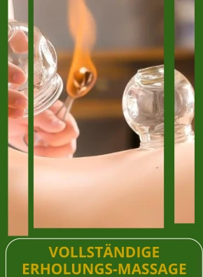 Fire cupping as part of a full recovery session